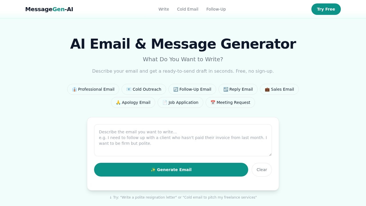 AI Email Generato